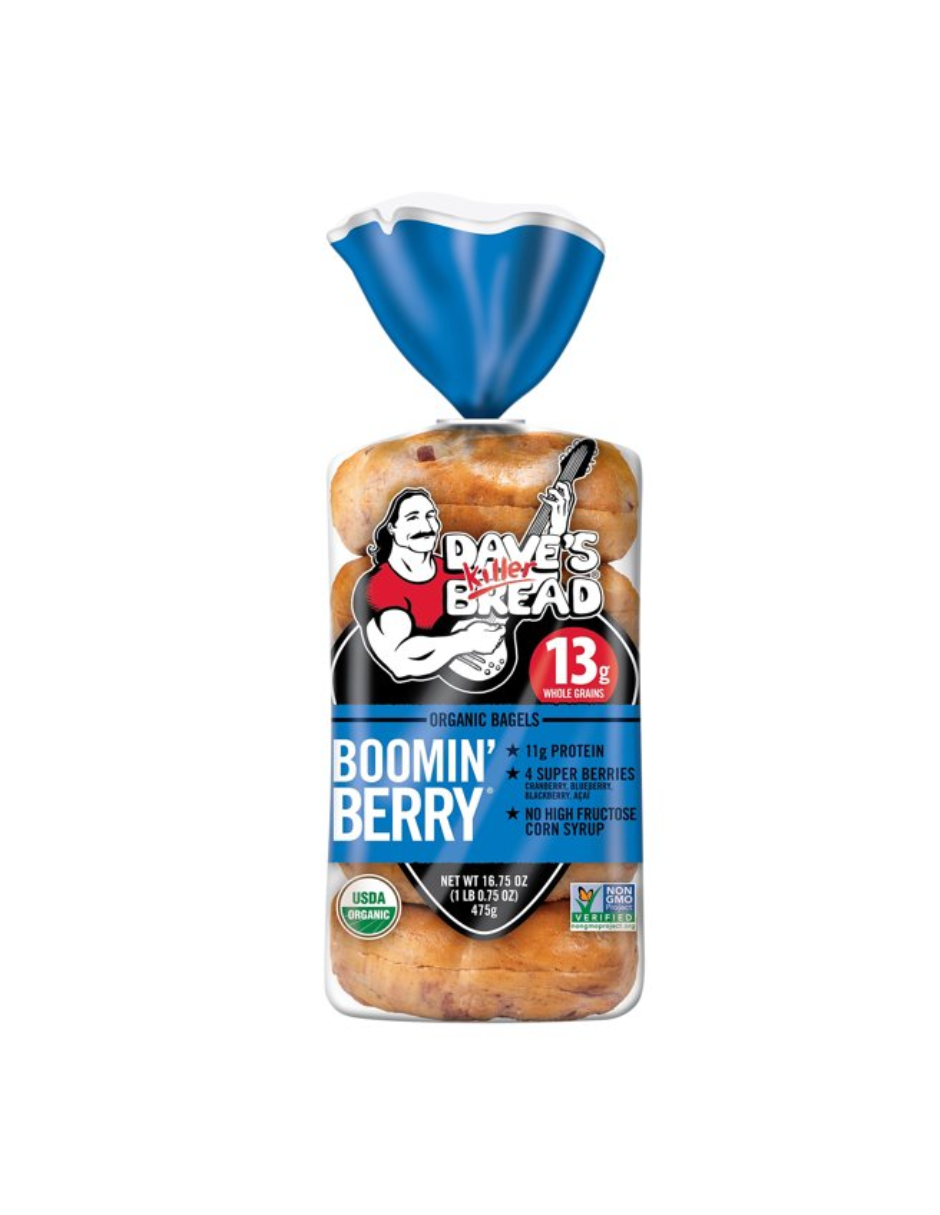 Daves killer bread Bagels Boomin Berry 475gr