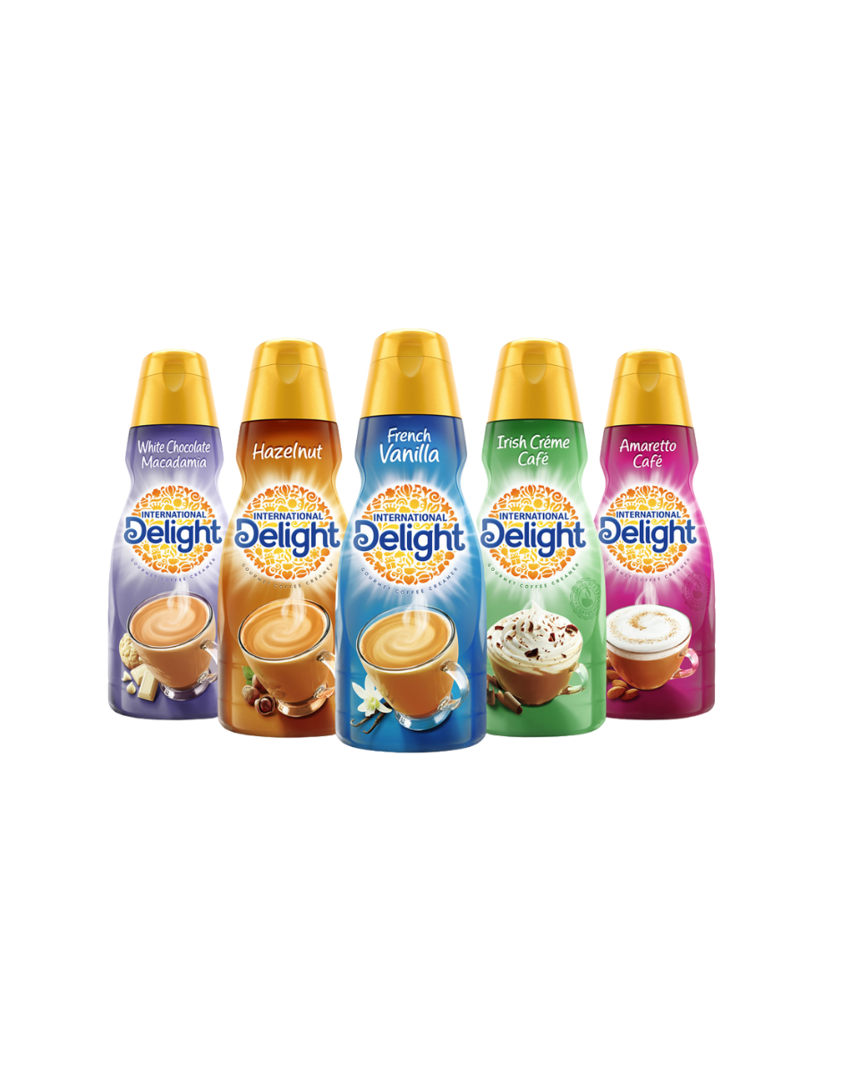 Delight cremas liquida para café (variedad) 946ml