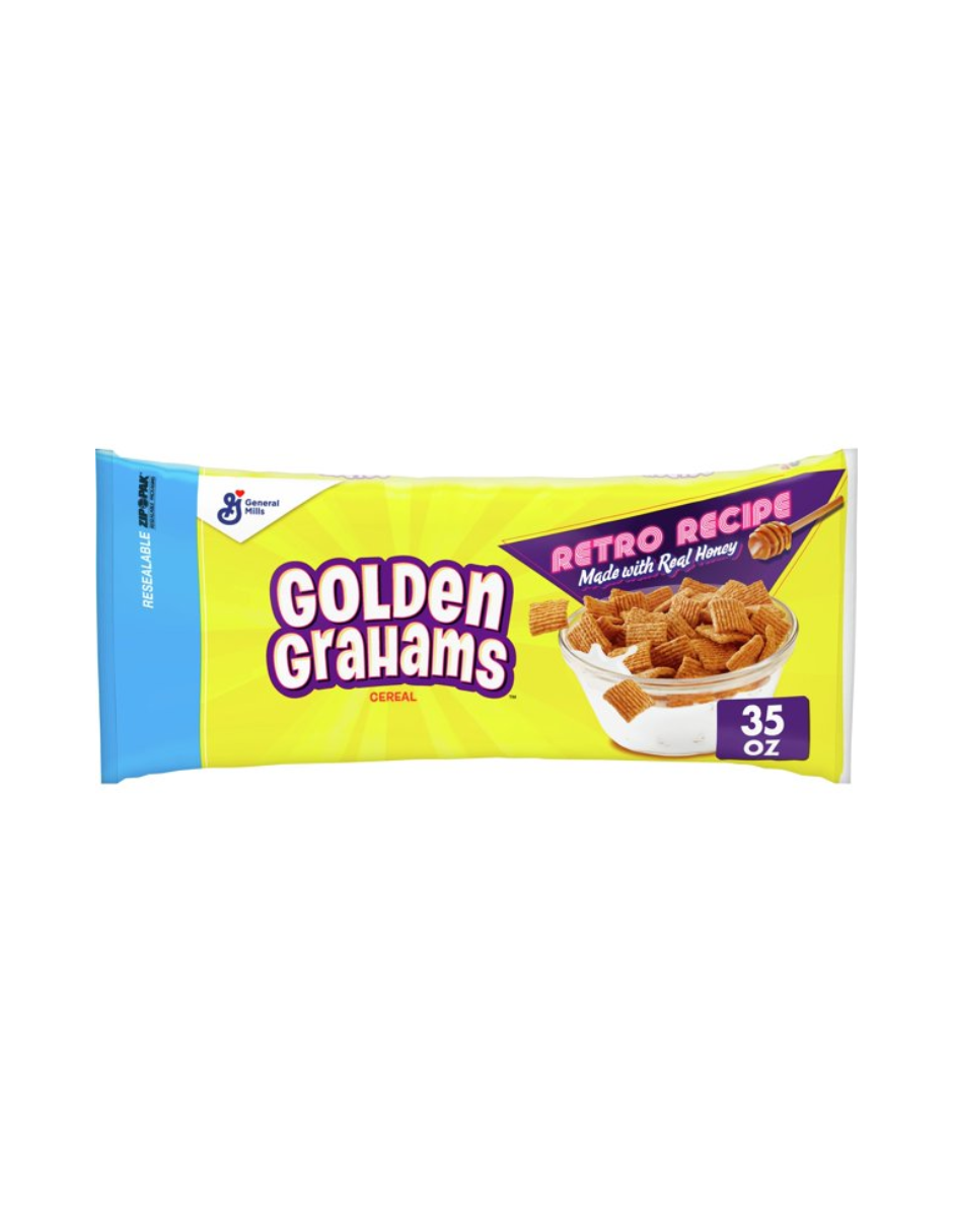 Cereal de bolsa Golden Grahams 35oz