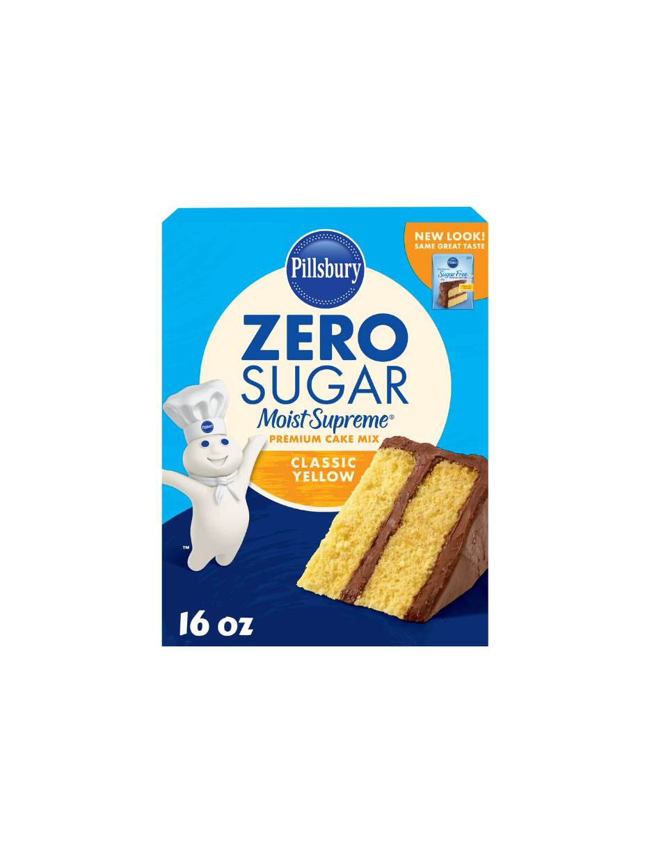 Pillsbury sin azúcar mezcla para pastel 454gr