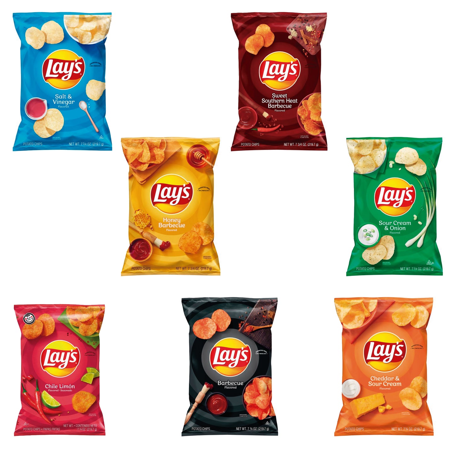 Papas Lays 212gr (Distintos Sabores)