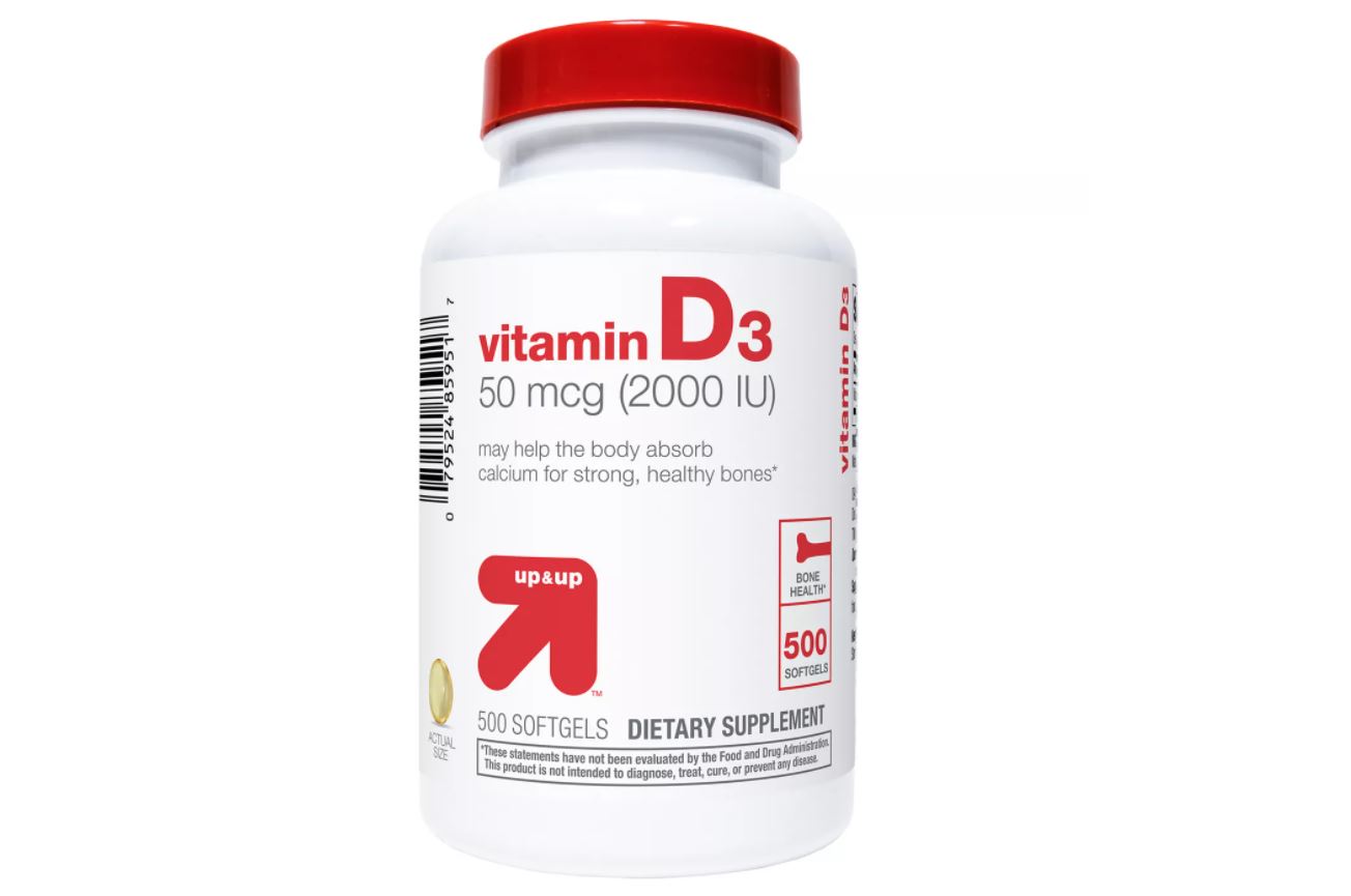 Vitamina D3 50mcg (2000 IU) 500ct