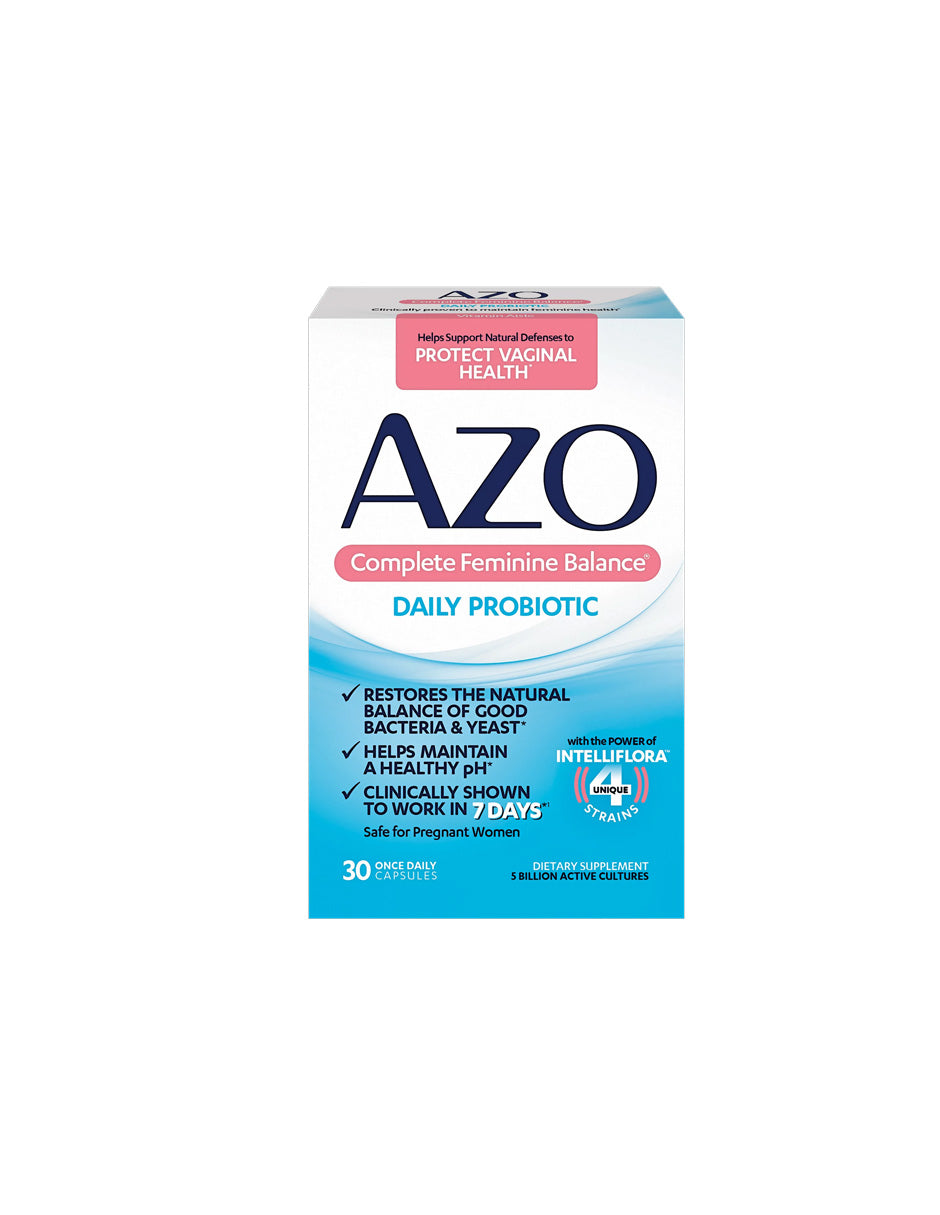 AZO salud femenina probiótico para mujeres, 30 unidades