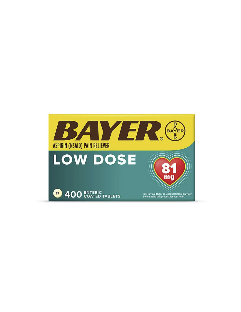 Aspirina Bayer low dose 400ct