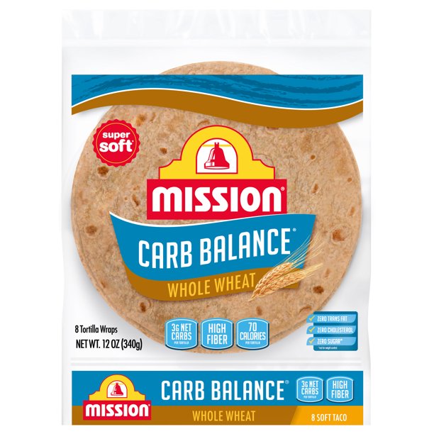 Tortillas Mission carb balance Trigo integral 340gr Dulce Alcance