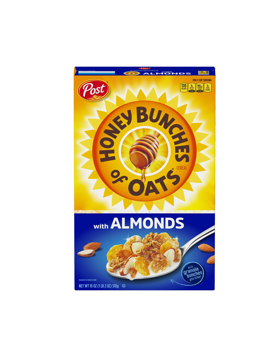 Cereal Honey bunches of oats con almendras 510gr