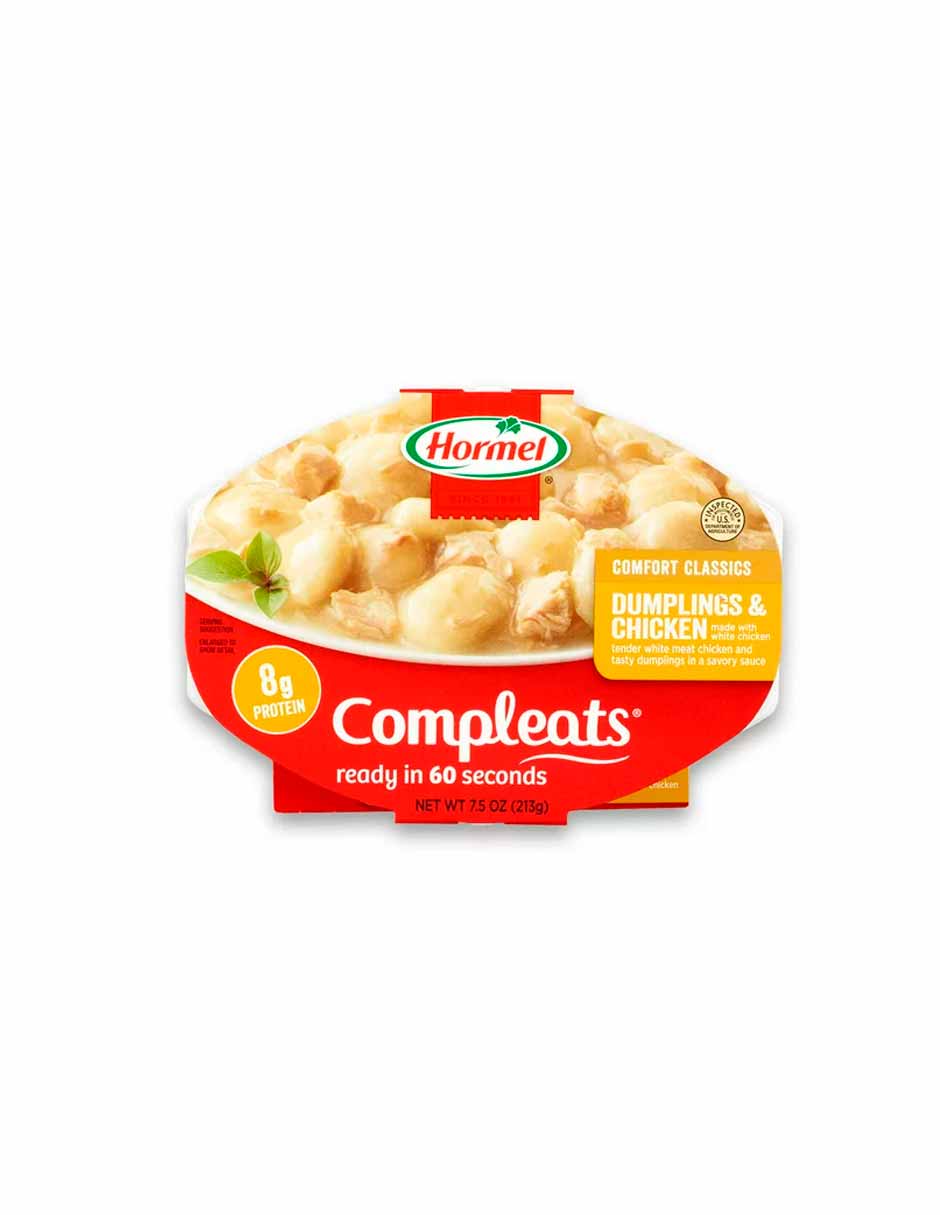 Hormel comida para microondas pollo y dumplings 213gr