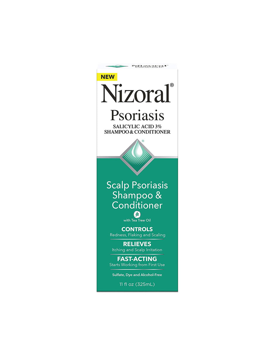 Champú y acondicionador Nizoral para la psoriasis del cuero cabelludo 325ml