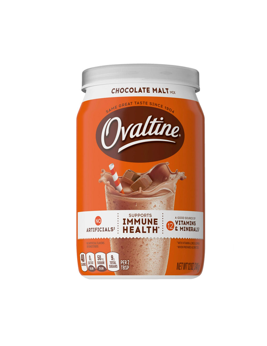 Mezcla de bebida en polvo Ovaltine sabor chocolate 340gr