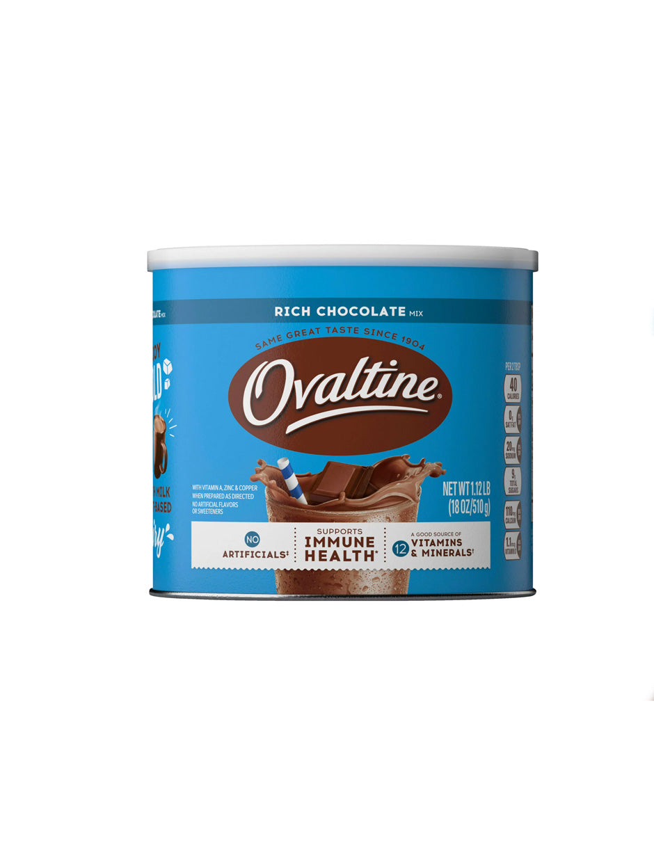 Mezcla de bebida en polvo Ovaltine Rich Chocolate 510gr