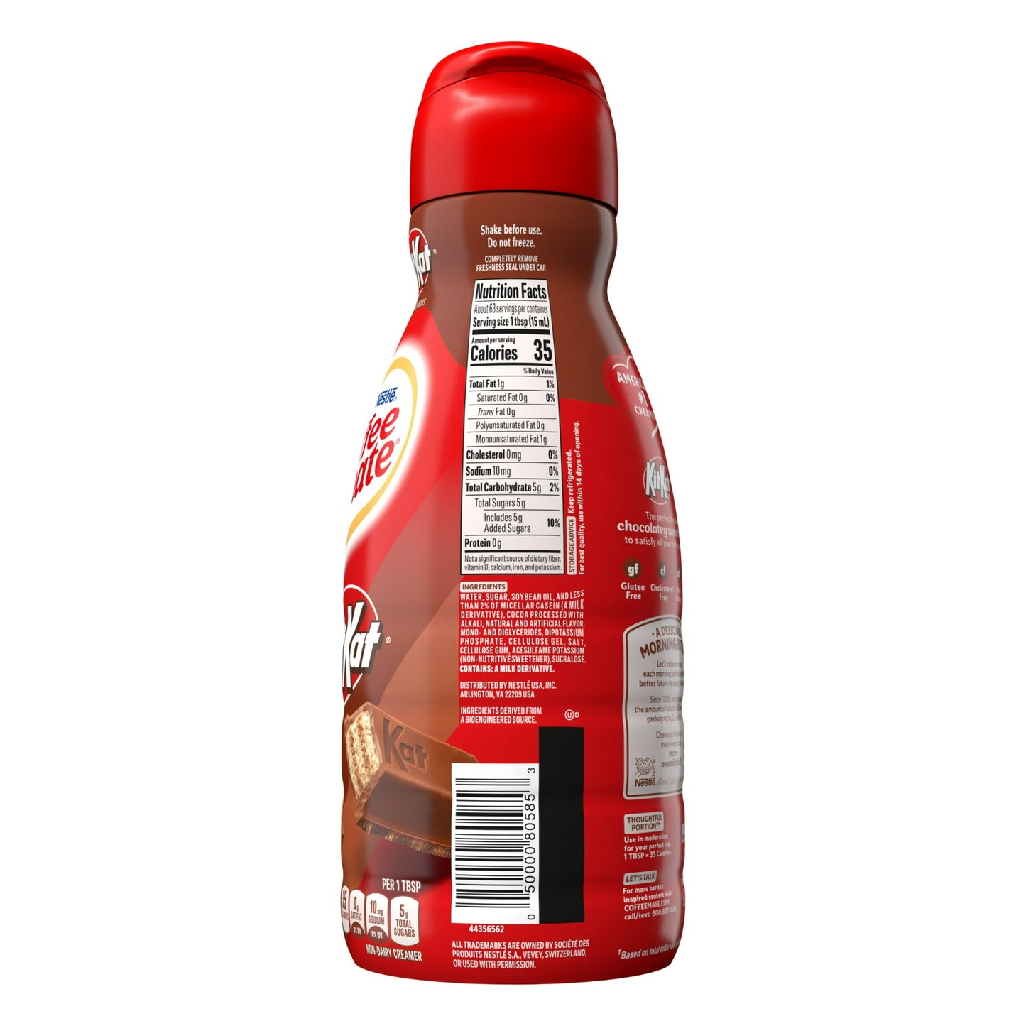 Crema Coffee Mate Kit Kat, Non-Dairy 946ml Edición Limitada