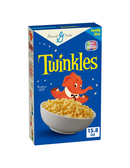 Cereales Twinkles, bolitas de maíz con forma de estrella 448gr