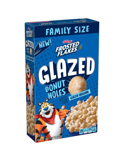 Cereal Kellogg's Frosted Flakes Glaseado Donut Holes, Caja de 481 gr