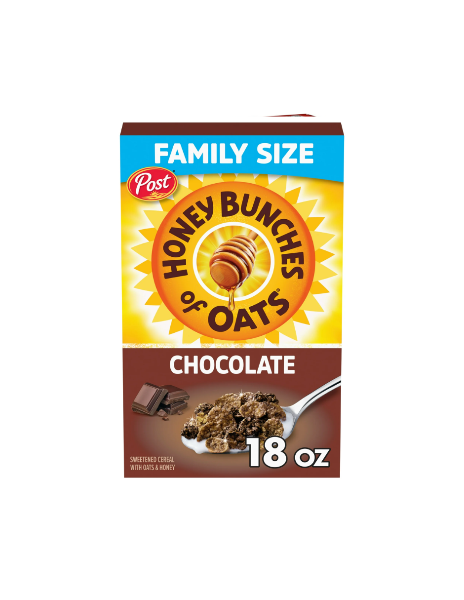 Cereales con sabor Post Honey Bunches of Oat Chocolate 510gr Edición Limitada