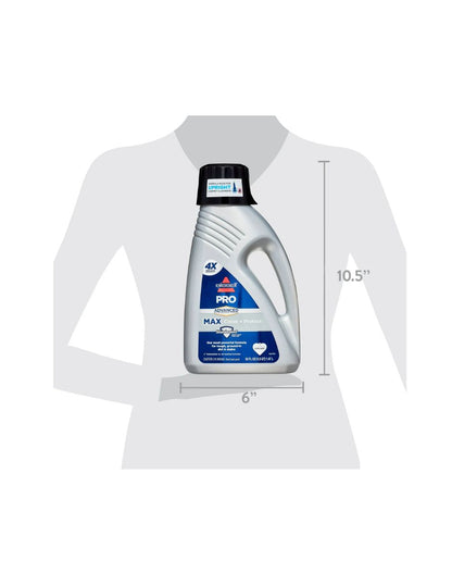 BISSELL Advanced Pro Max Clean + Protect Fórmula de limpieza profunda para alfombras, 50 oz