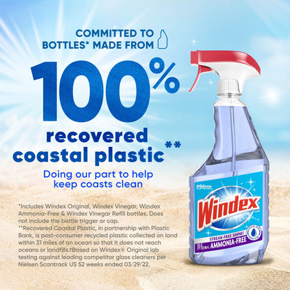 Windex Limpiador de vidrios sin amoníaco 768ml