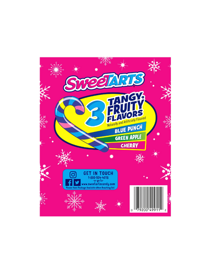 SweeTarts Bastones de Caramelo Navideños, Paquete Variado, 150gr