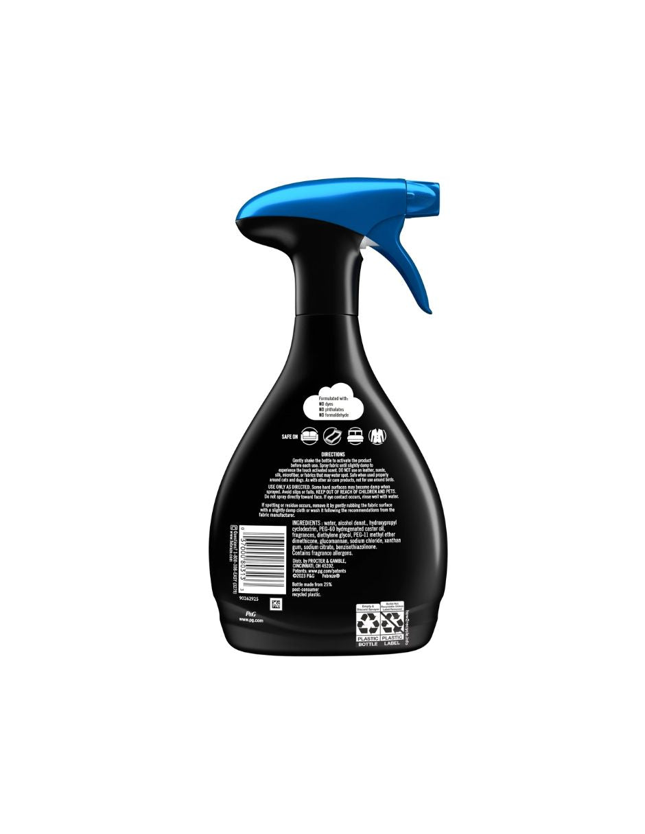 Febreze Unstopables Touch Spray para tela y eliminador de olores 800 ml