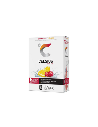 Celsius on-the-go paquetes de polvo de energía esencial 14 pack 5.7g