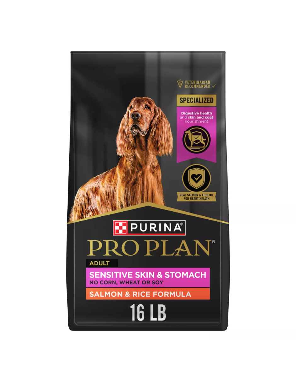 Alimento seco para perros adultos Purina Pro Plan Sensitive Skin & Stomach - Salmón y arroz