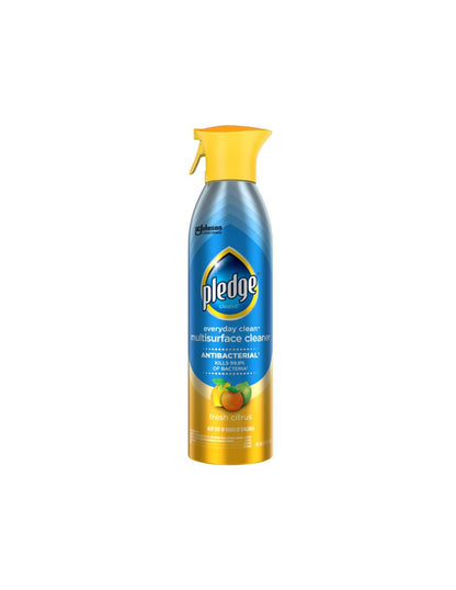 Pledge Limpiador antibacteriano multisuperficie Everyday Clean, aerosol, cítricos frescos 274gr