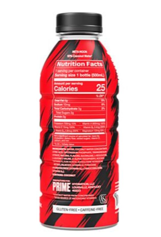 Prime Sports Drink WWE - Bebida de hidratación de 500 ml