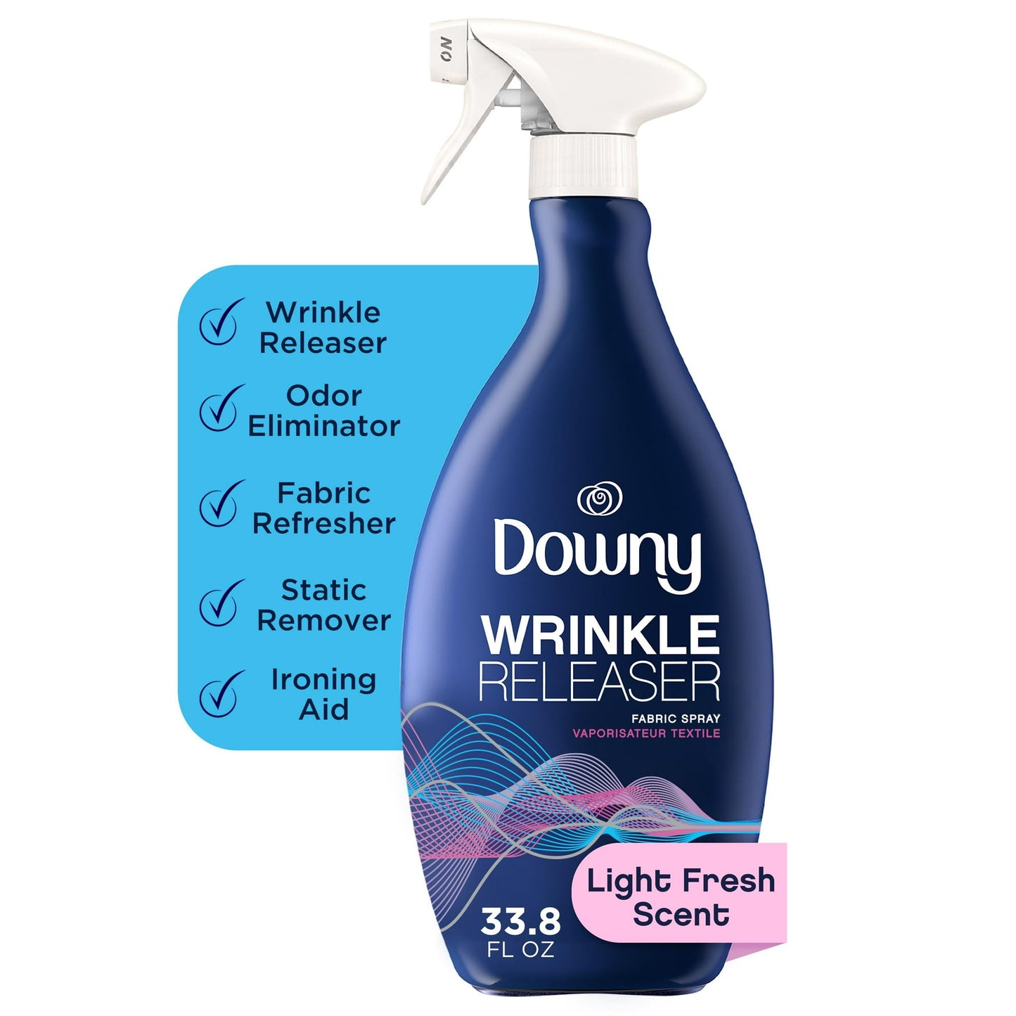 Downy eliminador de arrugas en la ropa, aroma fresco 1L