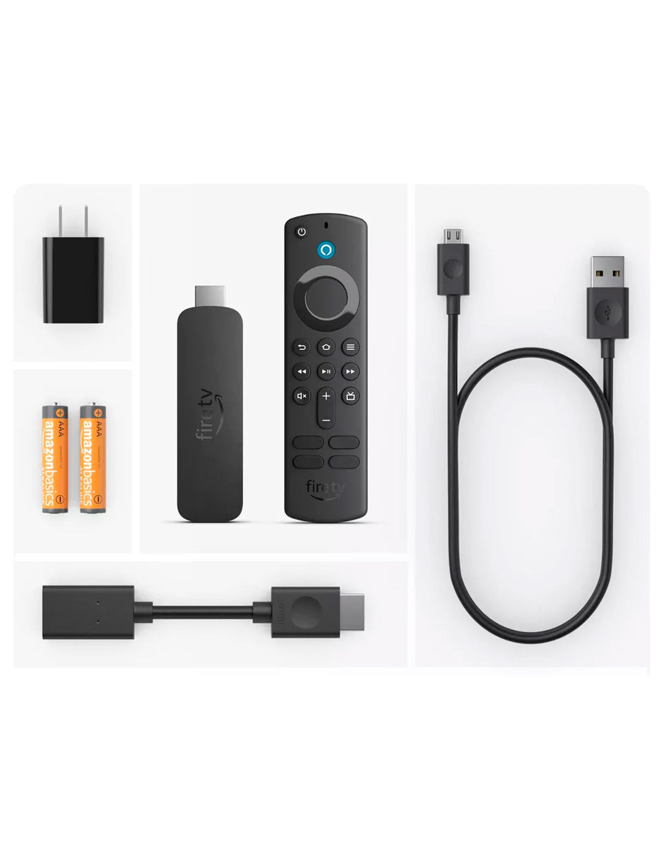 Amazon Fire TV Stick con reproductor multimedia de transmisión 4K Ultra HD y control remoto por voz de Alexa (2023)