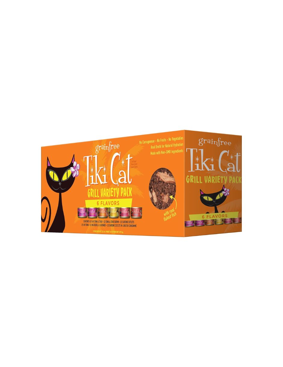 Alimento Húmedo Gato Tiki Cat Grill 12 Latas