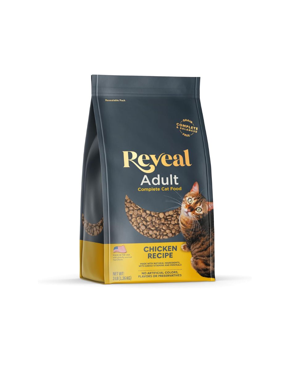 Alimento Seco Gato Reveal Pollo 1.36 kg