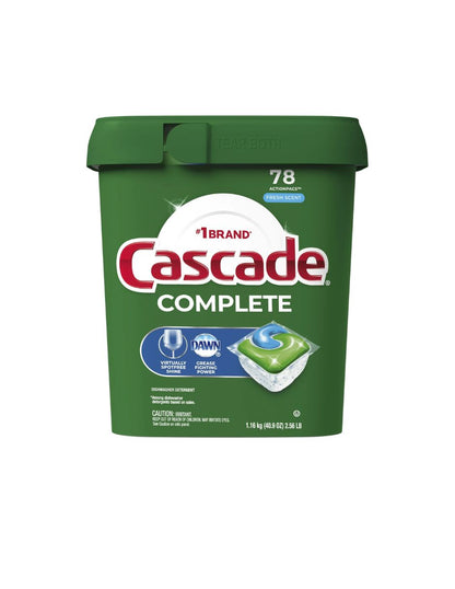 Detergente Lavavajillas Cascade Complete 78 pods