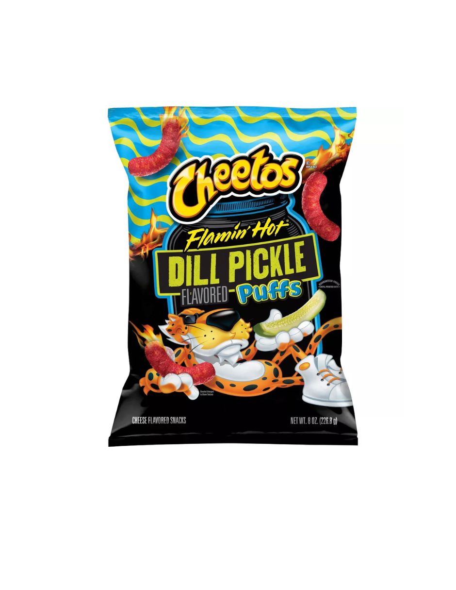 Cheetos Puffs Flamin' Hot Dill Pickle 226gr