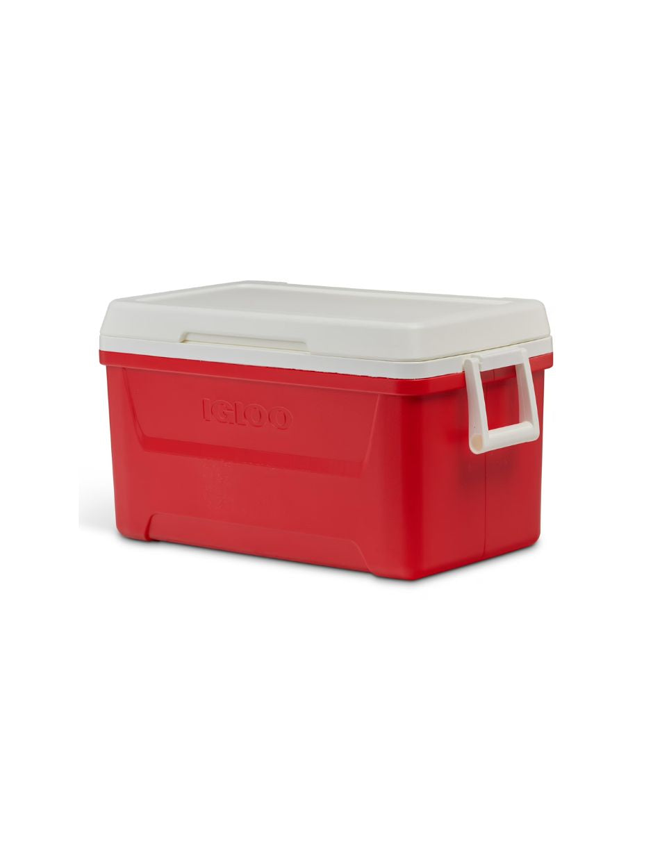 Hielera Rígida Igloo Laguna Familiar 76 Latas 45 L Color Rojo