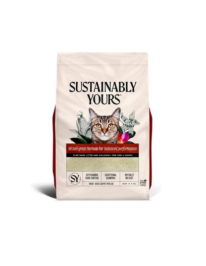 Arena para Gato Sustainably Yours Granos Mixtos 4.5 kg
