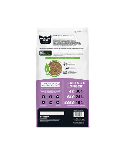Arena para Gato World's Best Cat Litter Lavanda 6.8 kg