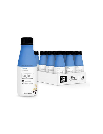 Bebida Proteica Soylent Vainilla Sustituto de Comida 414 ml 12 pack
