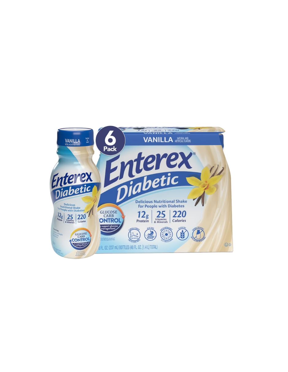 Bebida Nutricional Enterex Control Carbohidratos Vainilla 237 ml 6 pack