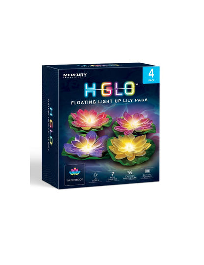 Luces Flotantes Merkury Lirio LED Decoración 4 Piezas