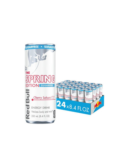 Bebida Energética Red Bull Sin Azúcar Cereza 24x250 ml