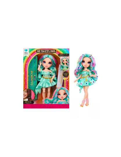 Muñeca Rainbow High Celine Turquesa con Accesorios 28 cm