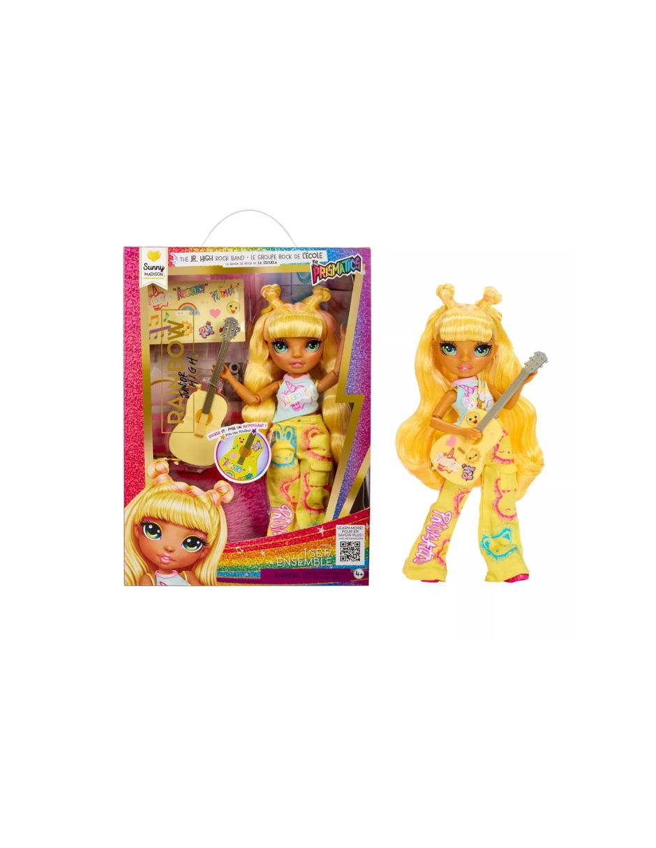 Muñeca Rainbow High Jr Sunny con Guitarra 23 cm