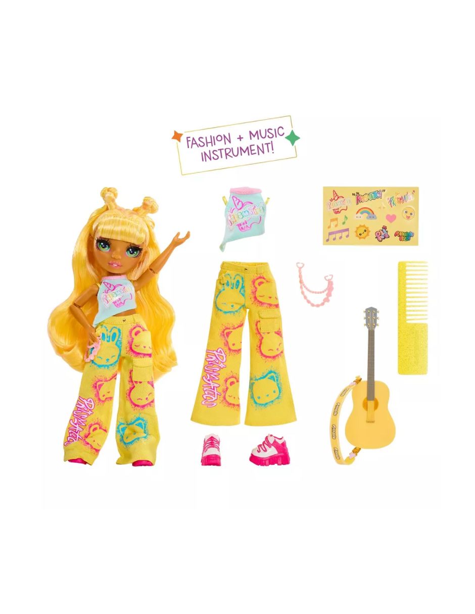 Muñeca Rainbow High Jr Sunny con Guitarra 23 cm