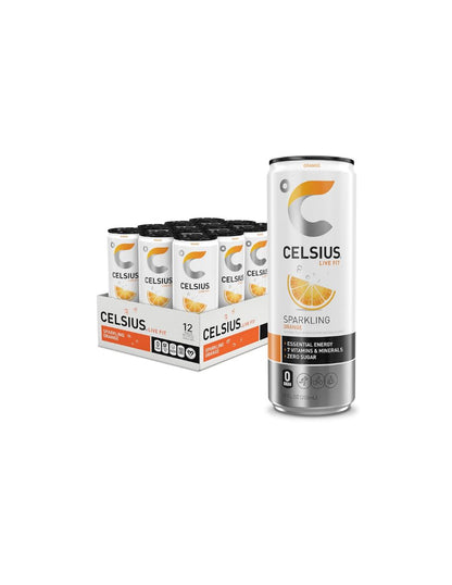 Bebida Energética Celsius Naranja Sin Azúcar 12x355 ml