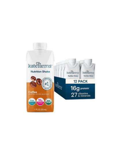 Batido nutricional orgánico completo a base de plantas Kate Farms 12 pack (variedad)