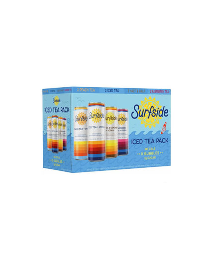 Bebida Preparada Vodka Surfside Té Helado 8 Latas 355 ml