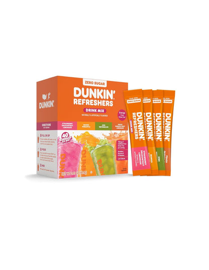 Bebida en Polvo Dunkin Refreshers Sin Azúcar 40 Sobres
