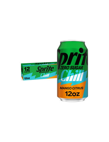 Refresco Sprite Chill Mango Cítrico 12 Latas 355 ml (variedad)
