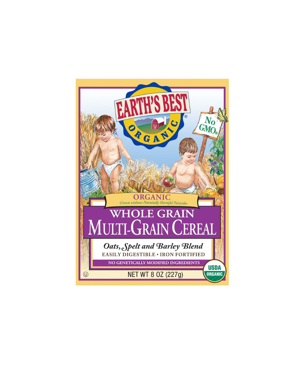 Cereal Infantil Multigrano Orgánico Earth's Best 227 g