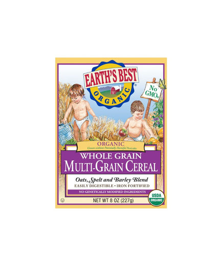 Cereal Infantil Multigrano Orgánico Earth's Best 227 g