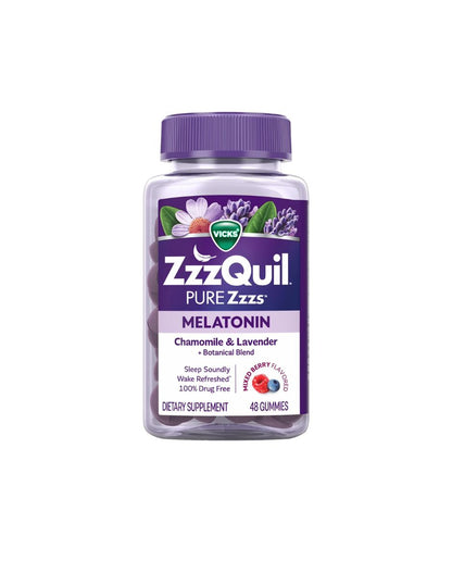 Gomitas Melatonina ZzzQuil Pure Zzzs 2 mg 48 Piezas